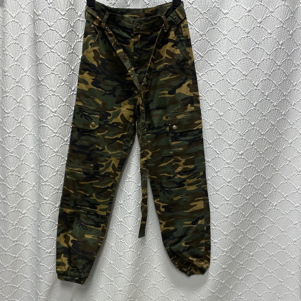Riflessi size small camouflage‎ pants Women's Jeans camo stretch comfy street